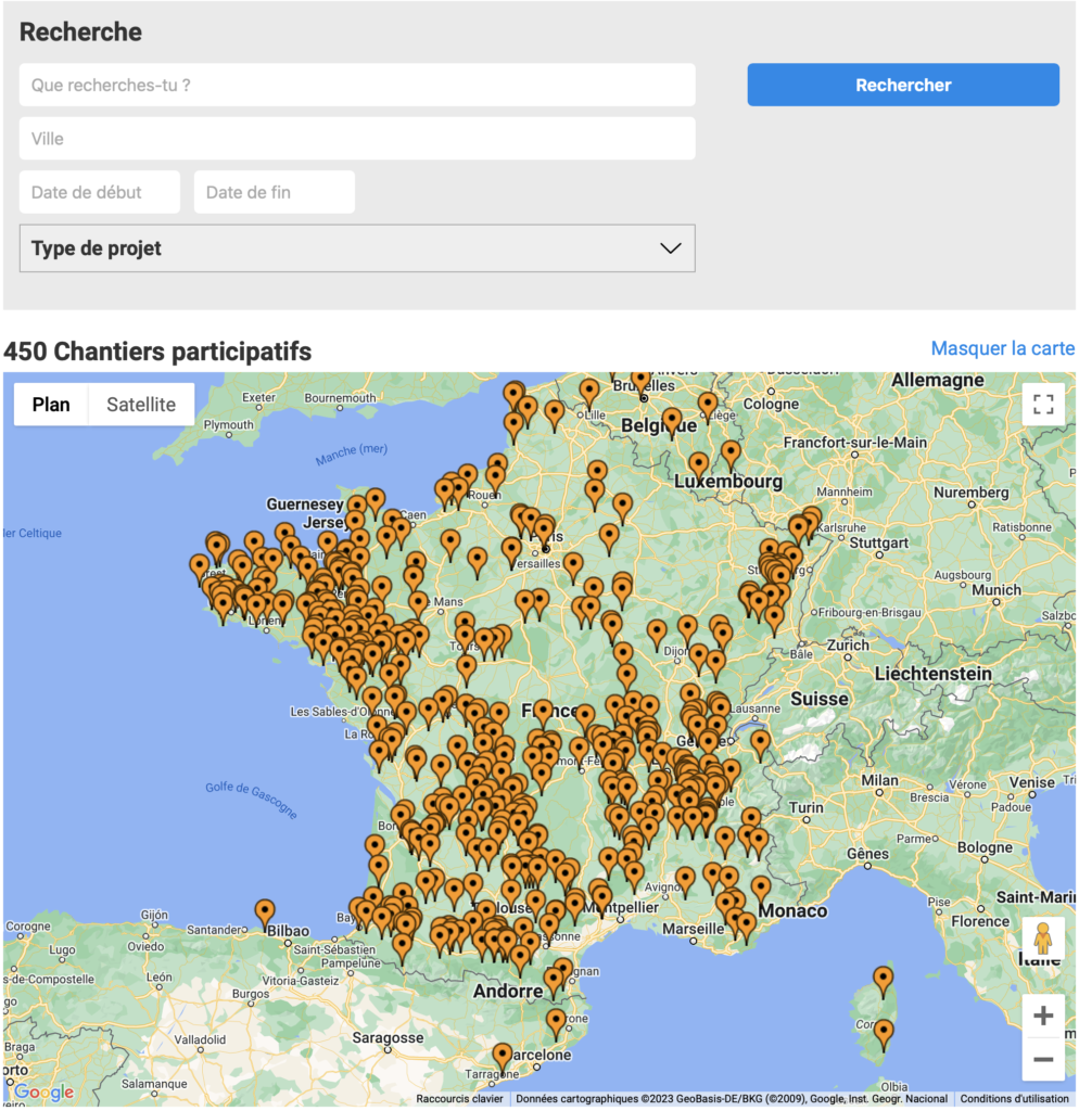 Chantiers participatifs suite recherche Twiza